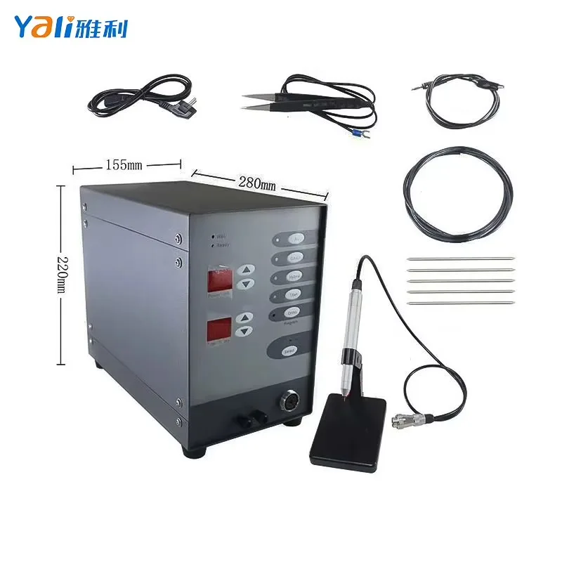 Hot Sale 100A Jewelry Welding Machine 200W Power 50-60 Hz Frequency 200 Voltage For Gold Silver Platinum Steel Iron Welding