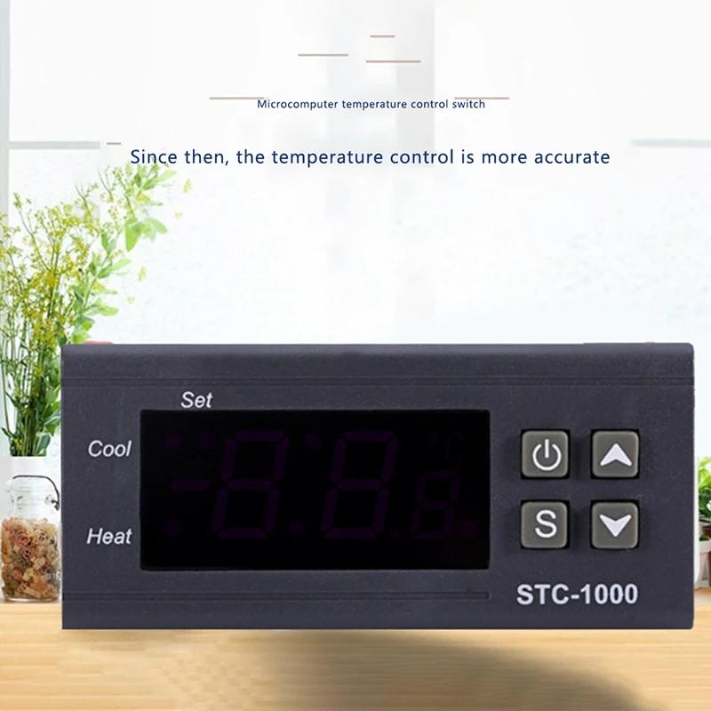 All-Purpose Digital Temperature Controller Fahrenheit And Centigrade Thermostat Withr