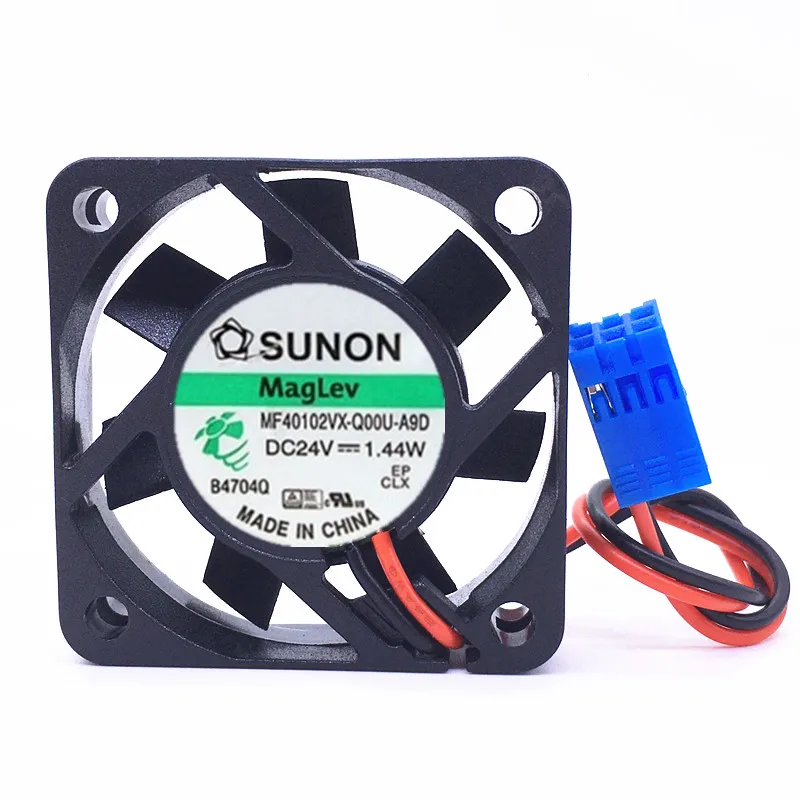 

New original MF40102VX-Q00U-A9D 24V 4CM 4010 1.44W inverter high air volume cooling fan with blue plug