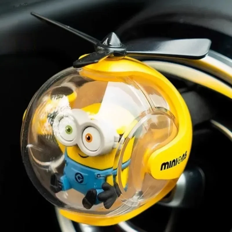 Minions Car Air Freshener Car In Stock Hot-Selling Vent Cute Cartoon Decoration Creative Gift Ornament Fragrance Balm