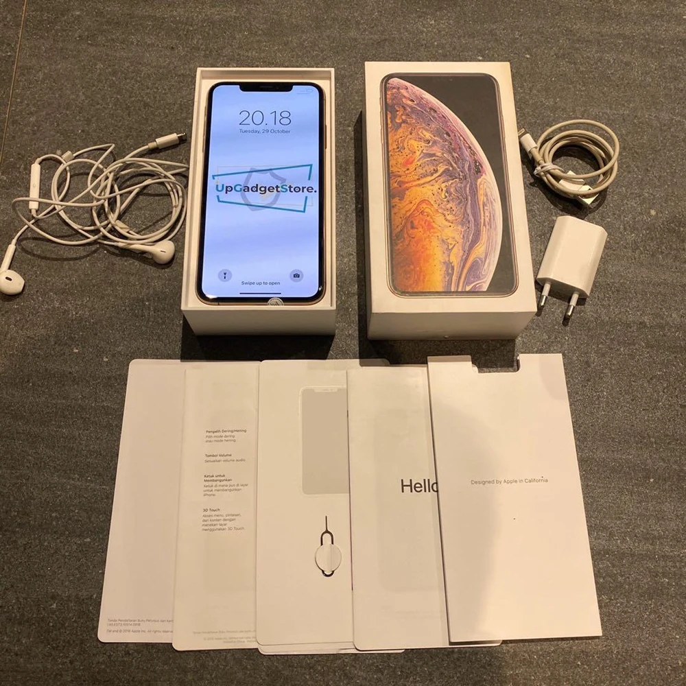 Ontgrendeld Apple Iphone Xs Mobiele Telefoon 5.8 "Ram 4Gb Rom 64Gb/256Gb Hexa Core A12 Bionische Originele Ios 12mp Nfc 4G Lte Mobiele Telefoon