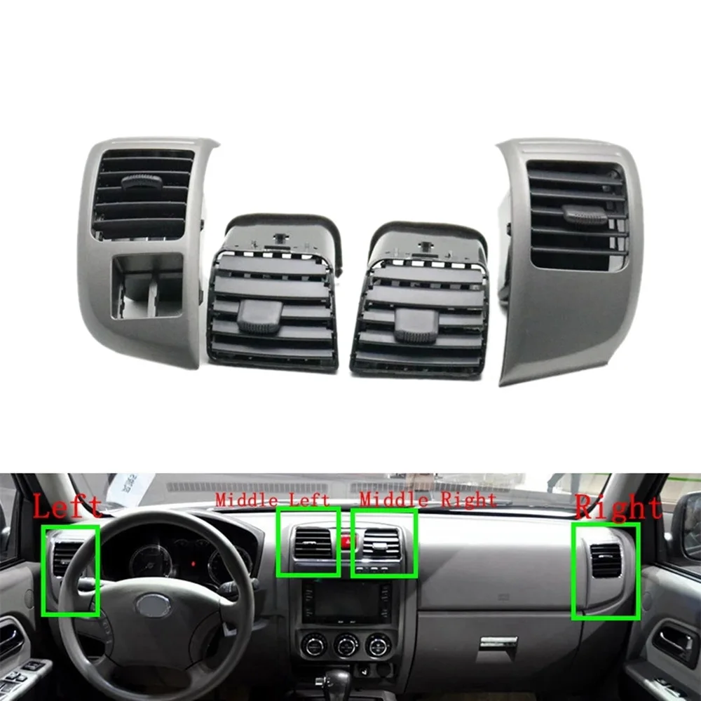 Car Dashboard Air Condition Air Outlet Air Conditioner Cool Warm Air Refresh Vent Kits for Great Wall Wingle 3 Wingle