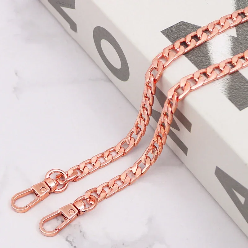 120cm/100cm Convenient Metal Purse Chain Strap Handle Replacement Chain Handbag Shoulder Bag Chain Accessories Handle for Bags