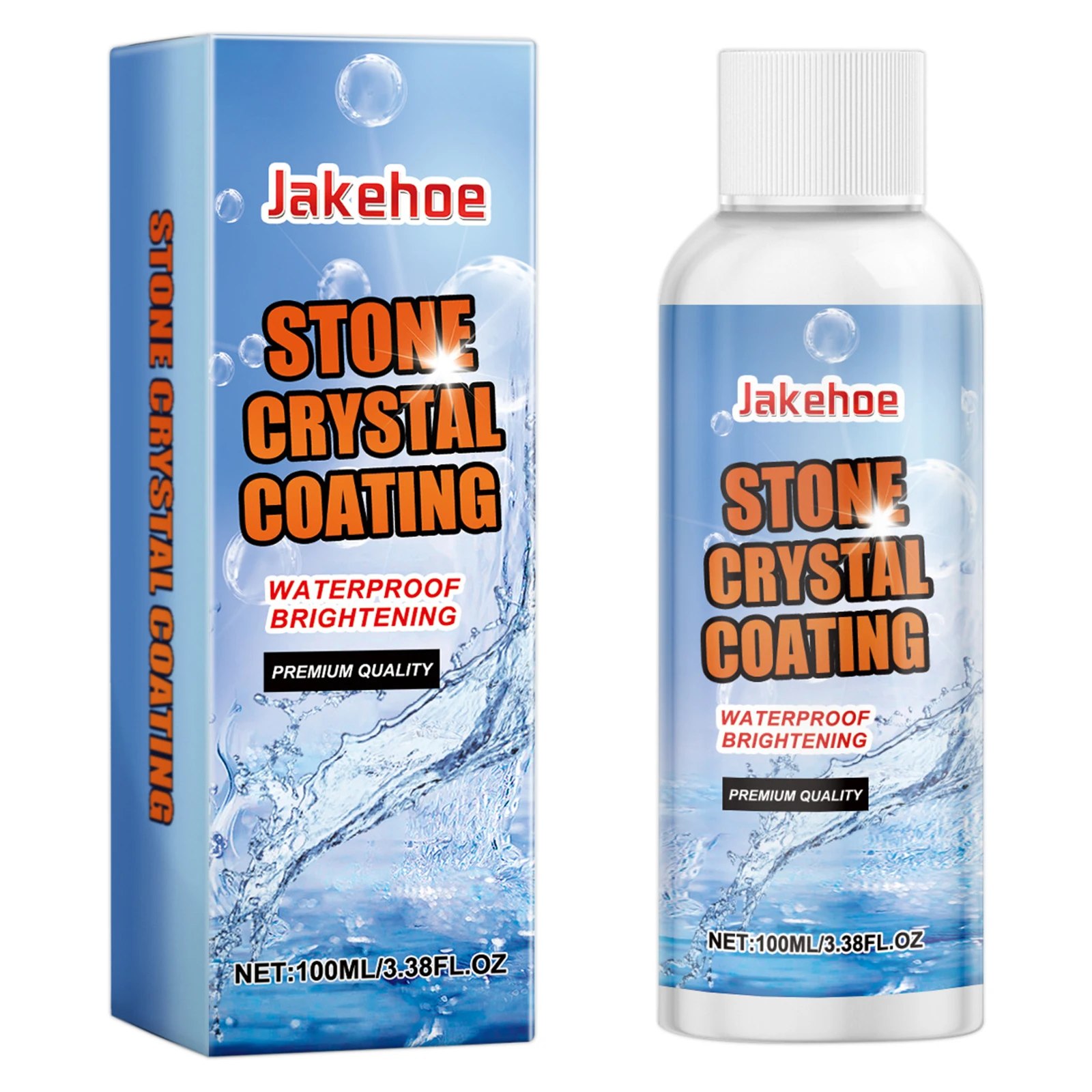 100ml Stone Brighten Crystal-Plating Agent Remove Cleaner Dirt and Grease Tile Cleanser for Water Sink Faucets Surfaces