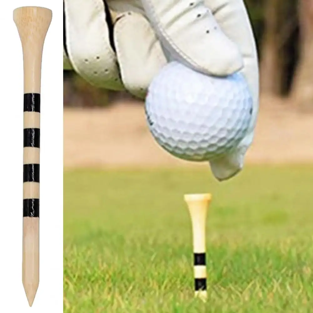 100Pcs Golf Tees Wood Professional Golf Ball Stand Golf Balls Holder Golf Step Down Tees Training Aid Tool Golf Accessories