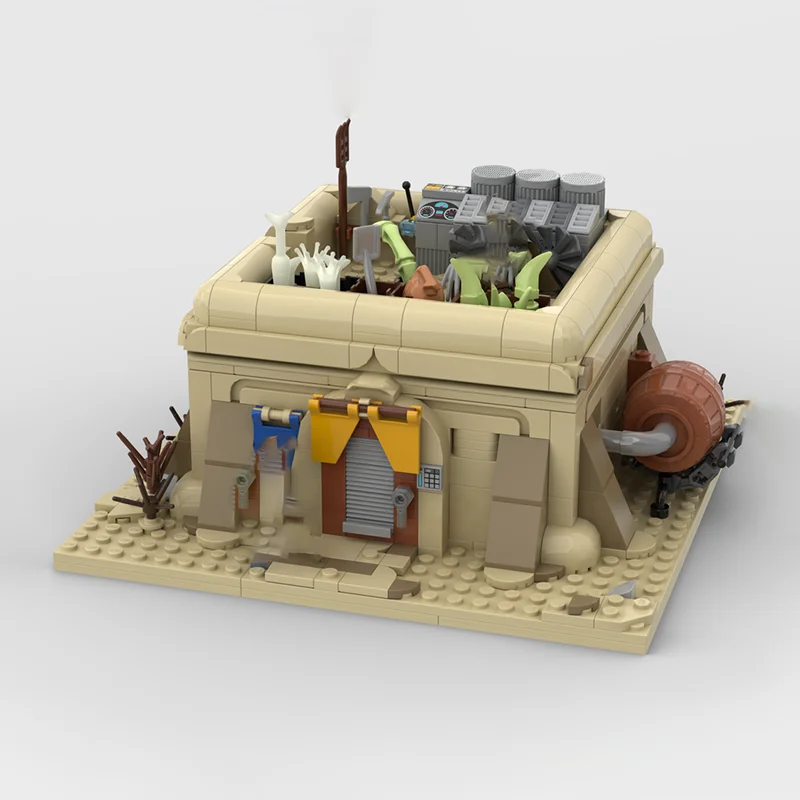Populaire Star Movie Moc Building Tatooine Herbalist's House Model Technologie Cadeau Bouw DIY Assemblage Vakantie Sets Speelgoed