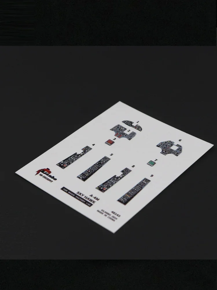 Lanbo Impresión 3D 48143 A-4M Skyhawk color cabina de cabina, para kit de fábrica mágica Escala 1/48