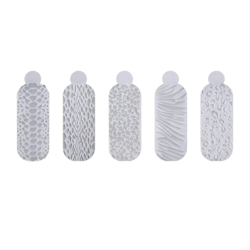 60x Duals Formas Unhas Cristais Toque Moldes Silicone Formas Unhas Universais