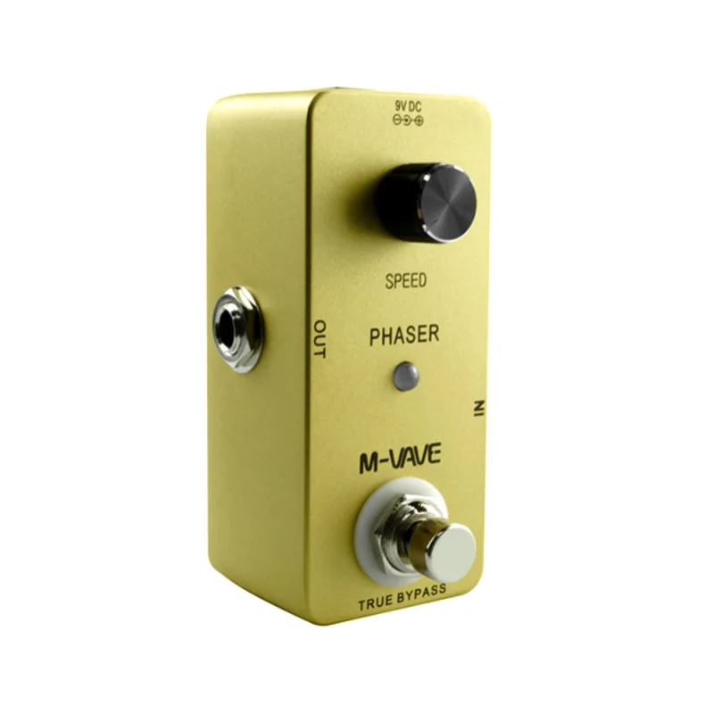 M-VAVE PHASER Analog Phase Guitar Effect Pedal Zinc Alloy Shell True Bypass Electric Guitar Effect Pedal for Electric Guitar Bas