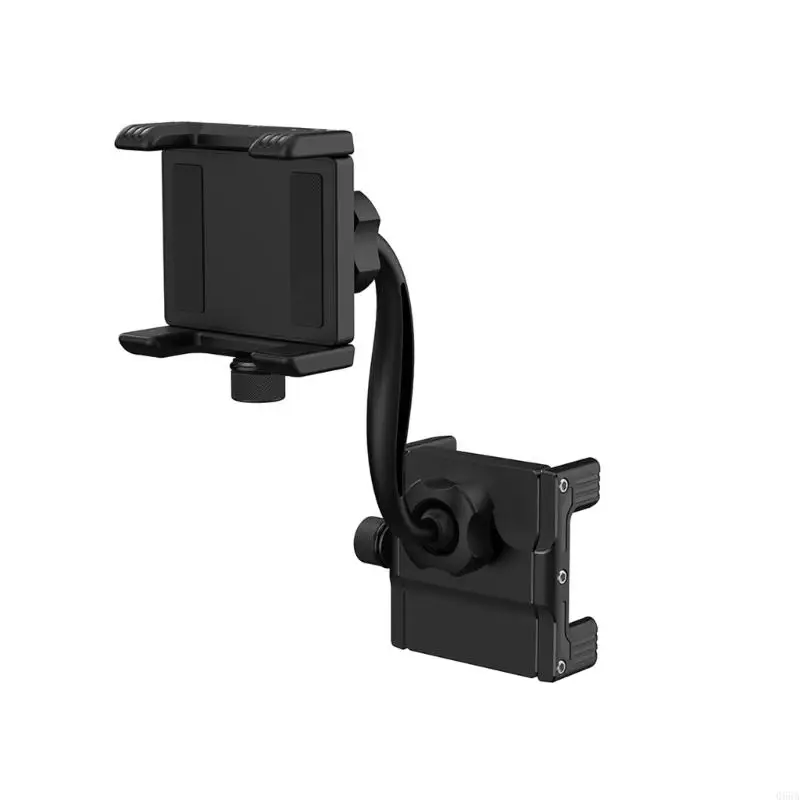 

Multifunction Auto Clamping Phone Mount 360 Adjustable Rotation Antislip Silicone Car Mirror Phone Holder