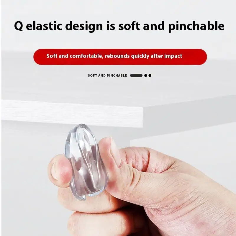 

4/10PCS Clear Anti-collision Coffee Table Furniture Corner Protectors Soft Corner Sheathing Living Room Decor