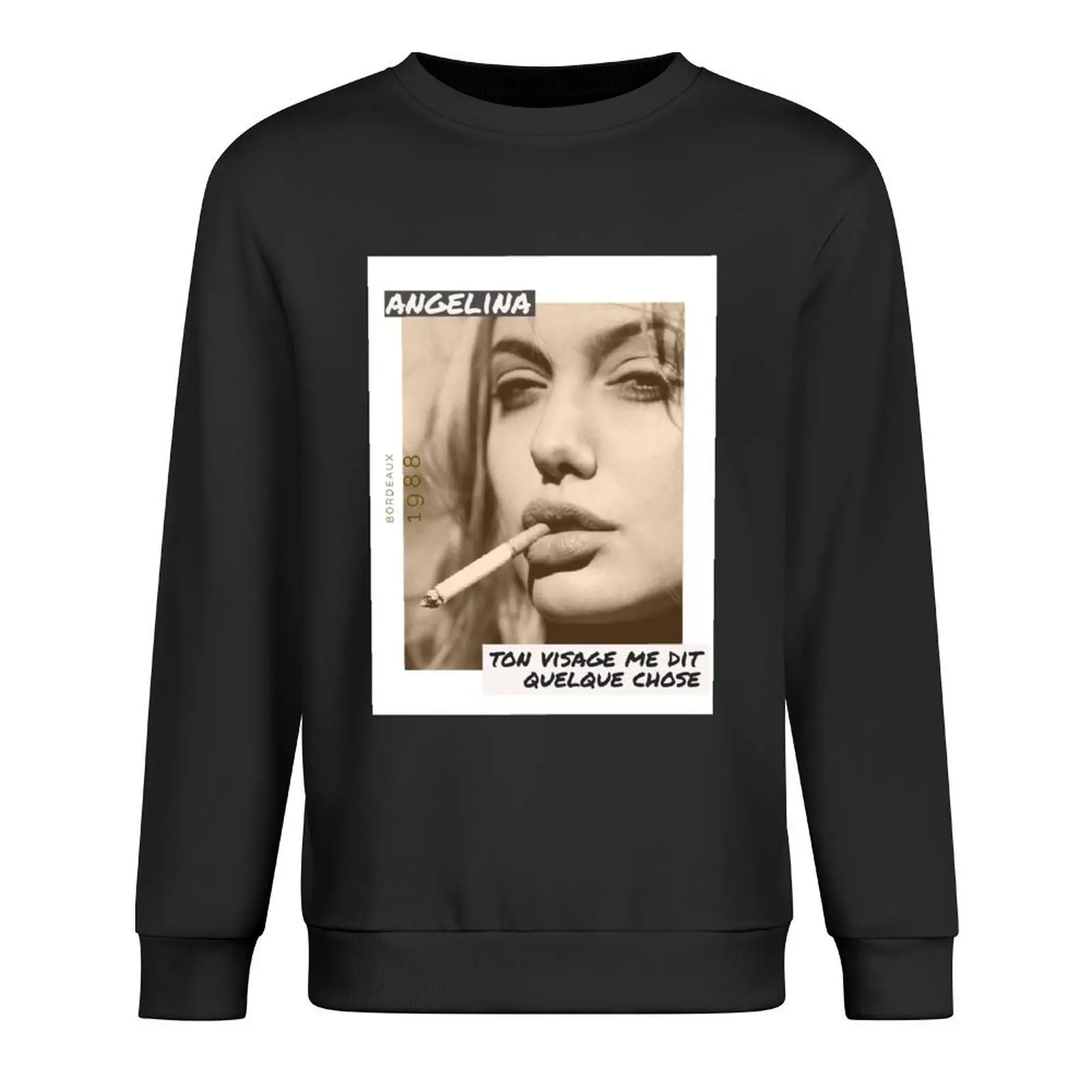 

Angelina Jolie Pullover winter clothes men's clothing men clothes men's winter sweater sweatshirt for men