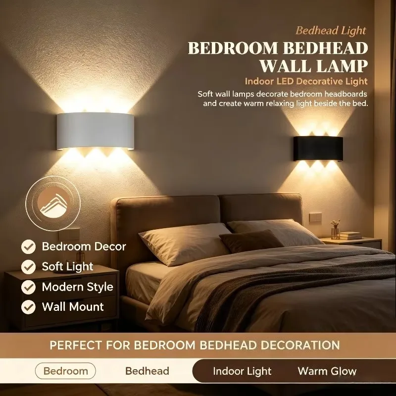 Outdoor LED Telescope Wall Light Waterproof For Garden Fence Indoor Fashion Bedroom Bedhead Hall Corridor Staircase Lamp Light