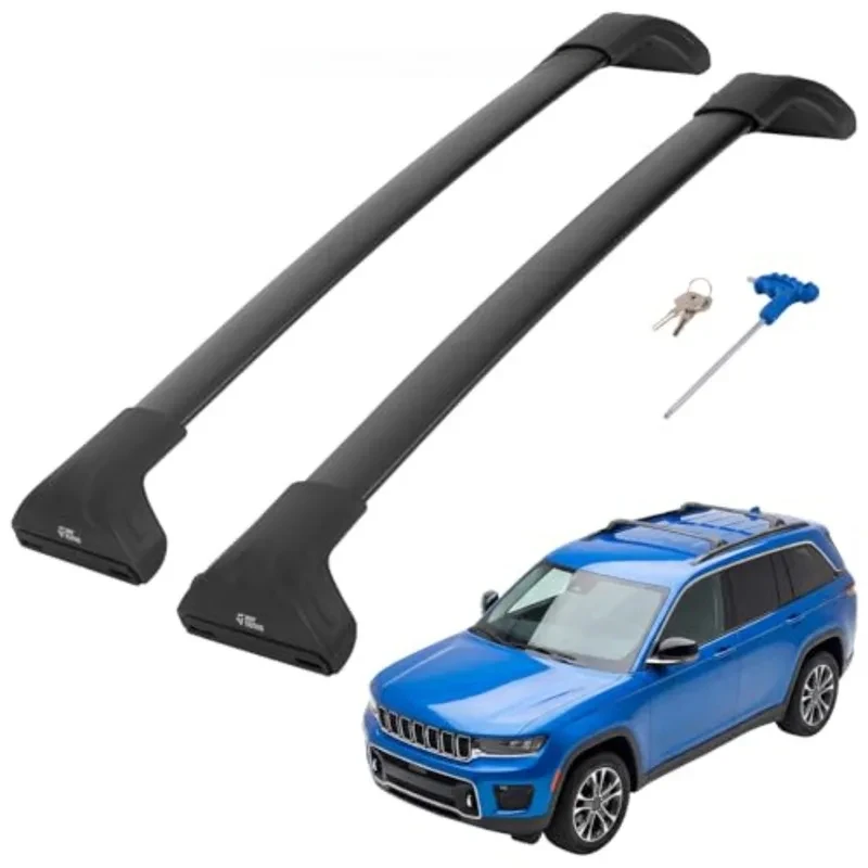 Heavy Duty Lockable Anti-Theft Aluminum Roof Cross Bars For Kayak Canoe Bike Ski & Cargo Carrier
