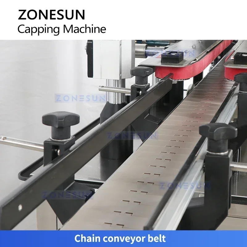 Zonesun High Speed Fully Automatic Capping Machine  Spindle Screw Capper Cap Sealing Machine ZS-XG440B