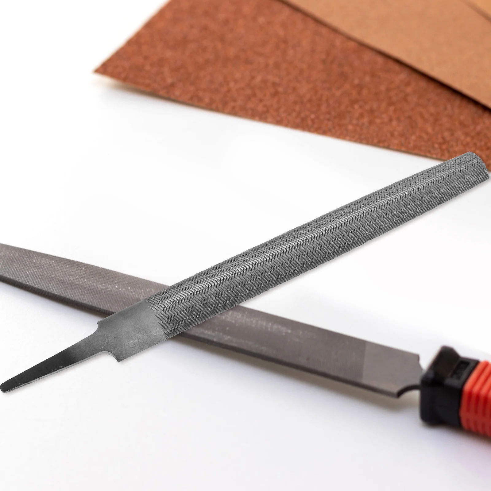 

Half Round Medium Cut File High Carbon Steel Sturdy Hand File for Precision Shaping Polishing Metal Wood Plastic Grinding