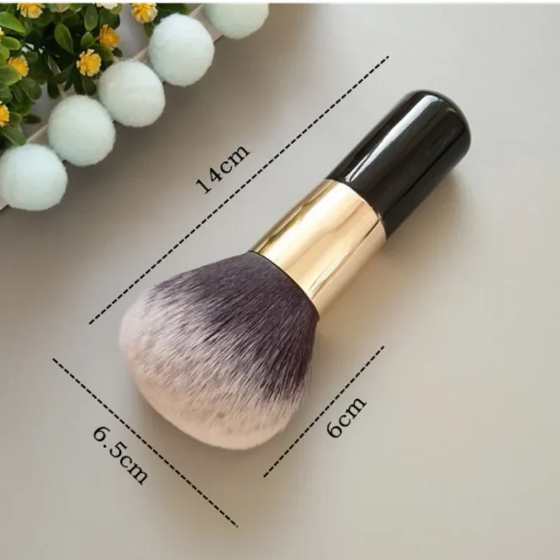 1 PC ขนาดใหญ่ Handle Multifunctional แปรงแต่งหน้าสาวสีดํา Professional Powder Foundation Blush แปรงเครื่องสําอางค์อุปกรณ์เสริม