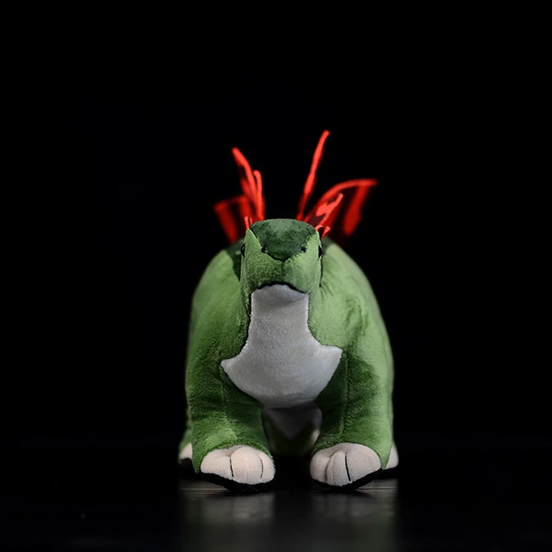 Simulation Reallife Stegosaurus Plush Toy Soft Stuffed Animals Realistic Dinosaur Plushies Doll Kids Collected Gifts