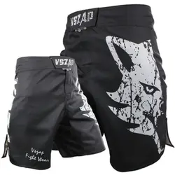 VSZAP Giant Wolf Fighter MMA Boxing Gym Sanda Thai Boxing Training Jujitsu Mixed Martial Arts Quick Dry Breathable Sports Shorts