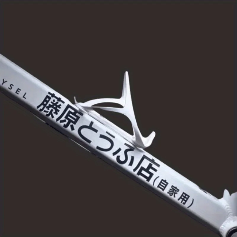 

4 pieces road bicycle handle sticker, anti-collision transparent tofu store logo D-shaped body sticker, suitable for motorcycle