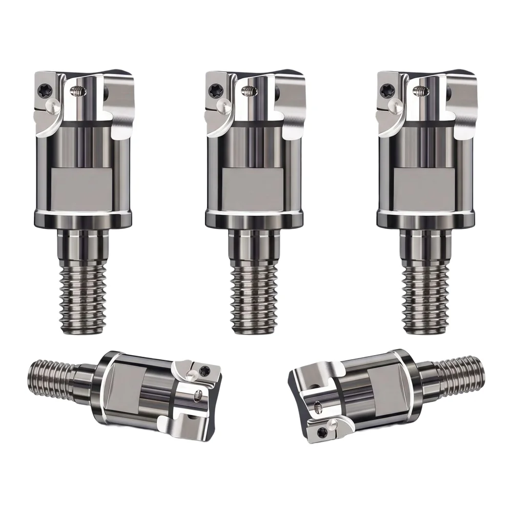 Square Shoulder Shank Milling Head with 16mm Thread Connection Compatible with For BAP3 and APMT1135 Milling Tasks