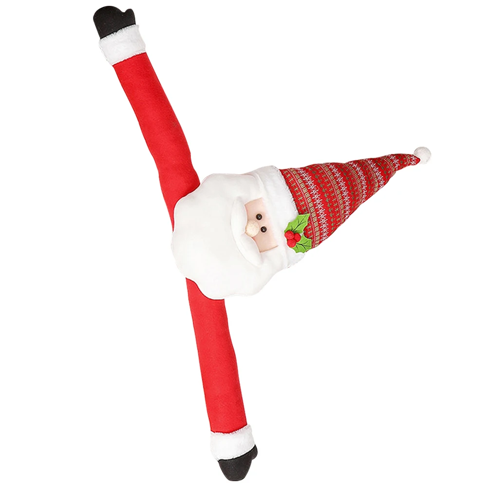 

Christmas Topper Red White Green Gnome Santa Christmas Tree Topper Covers Decorations Home Party Supplies