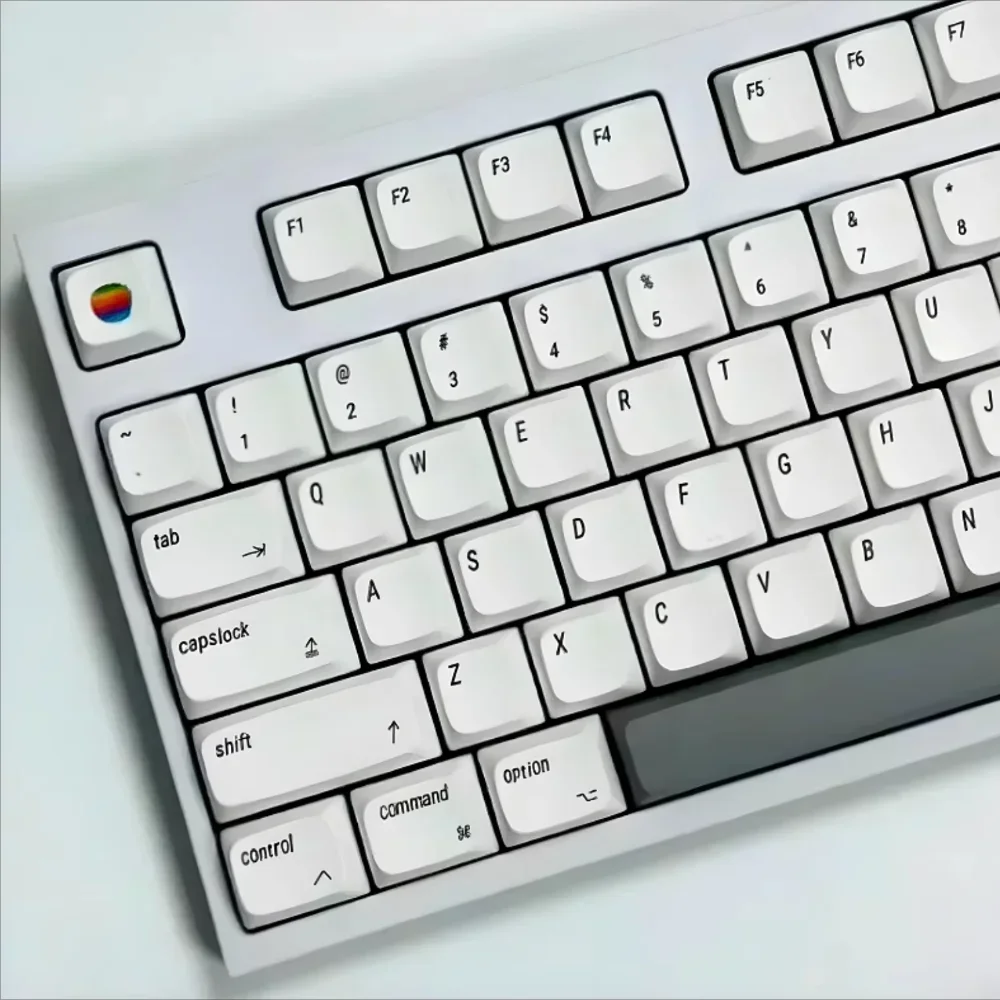 

GEFENSI Apple Wind MAC Keycaps PBT XDA Height English Japanese Korean 127 Keys For Mechanical Gaming Keyboards Customized Keycap