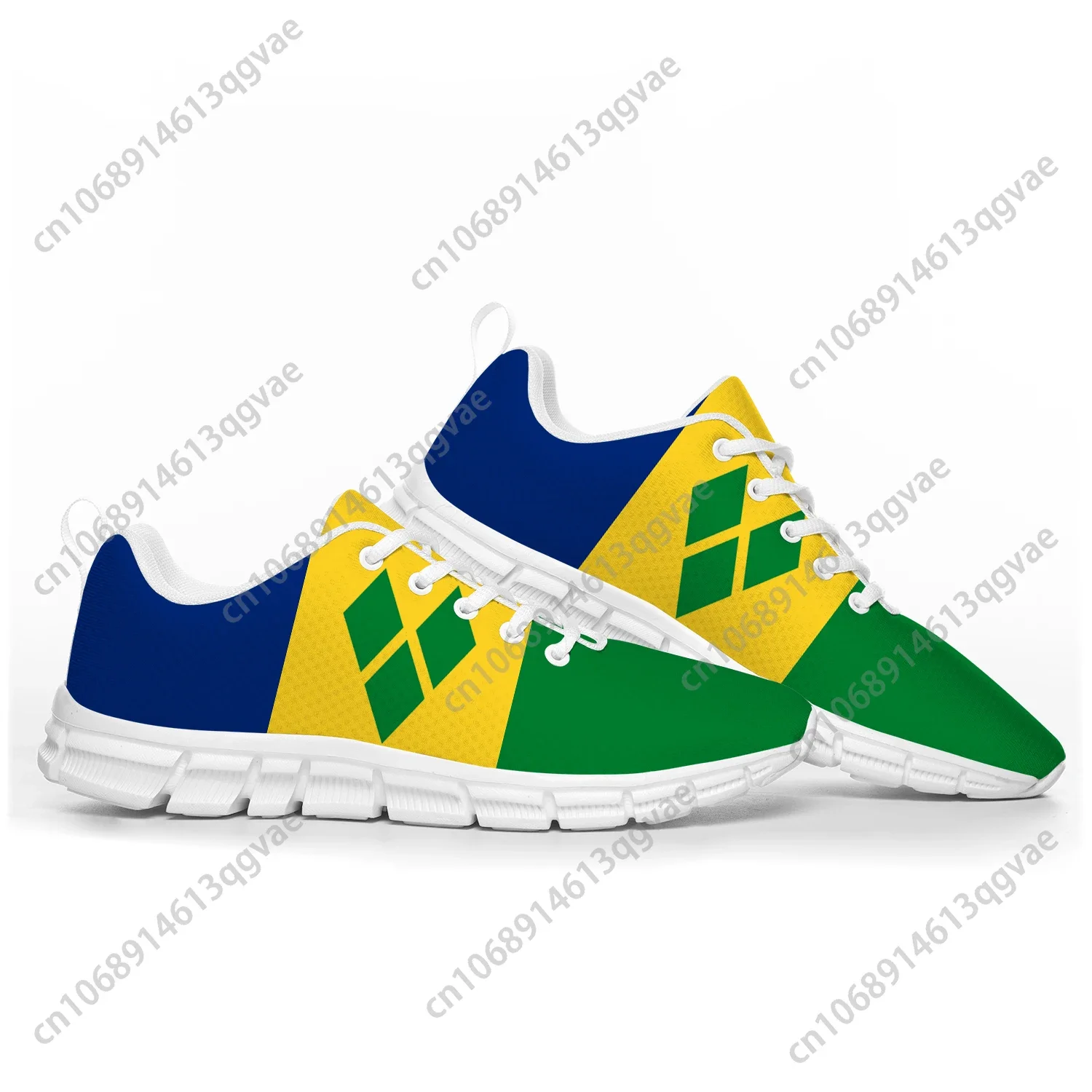 Saint Vincent En De Grenadines Vlag Sportschoenen Heren Dames Tiener Kinderen Kinderen Sneakers Custom Hoge Kwaliteit Paar Schoenen