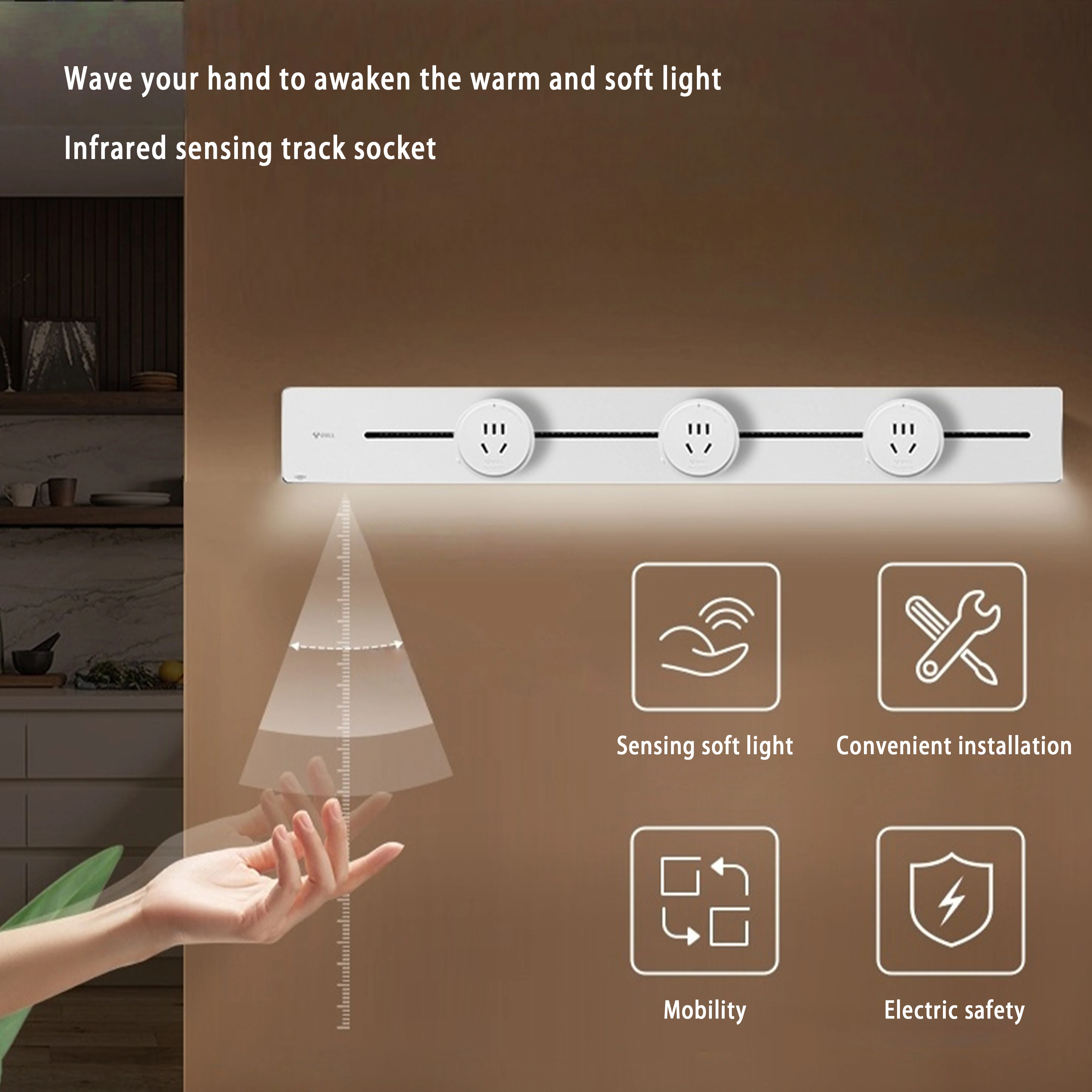 ホットセール パワートラック 壁掛けACコンセント USBポートアダプター 32A定格電流 米国/EU/英国/フランスネットワーク対応 WiFi 16Aプラグ EU/米国