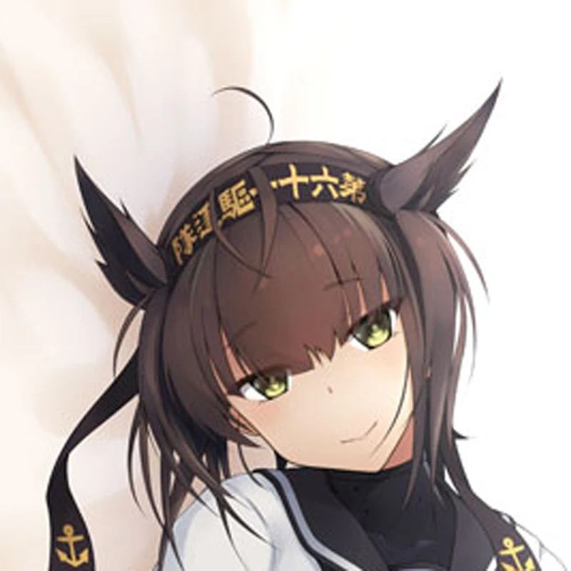 

Dakimakura Anime Pillow Cover Hatsukaze Double Sided Print 2Way Cushion Cover Xmas Gifts