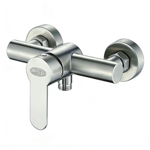 Imagen 2 del producto Grifo de ducha de acero inoxidable 304, mezclador de agua fría y caliente para baño, accesorios para grifo, rociador de mano para bañera G1/2 pulgadas, juego de ducha de baño