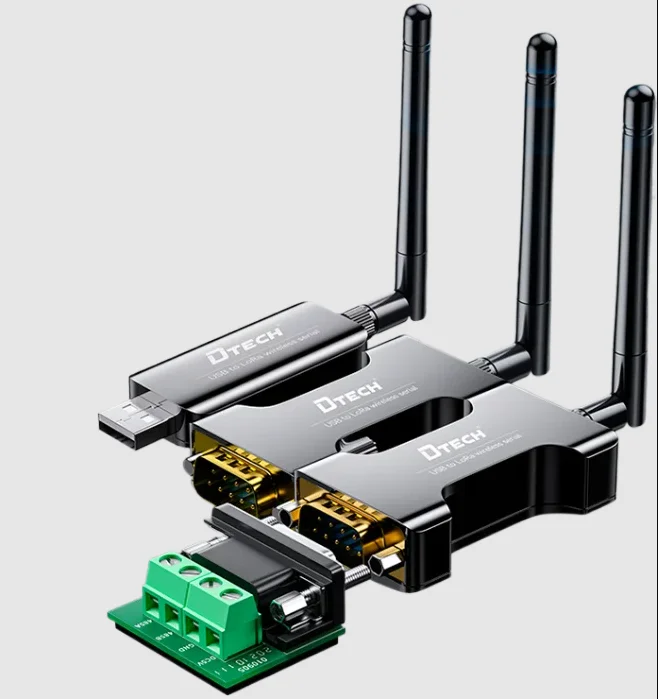 USB/RS232/485 to Wireless Lora Data Transmission Radio DTU Serial Communication Transparent Transmission Module TPUNB
