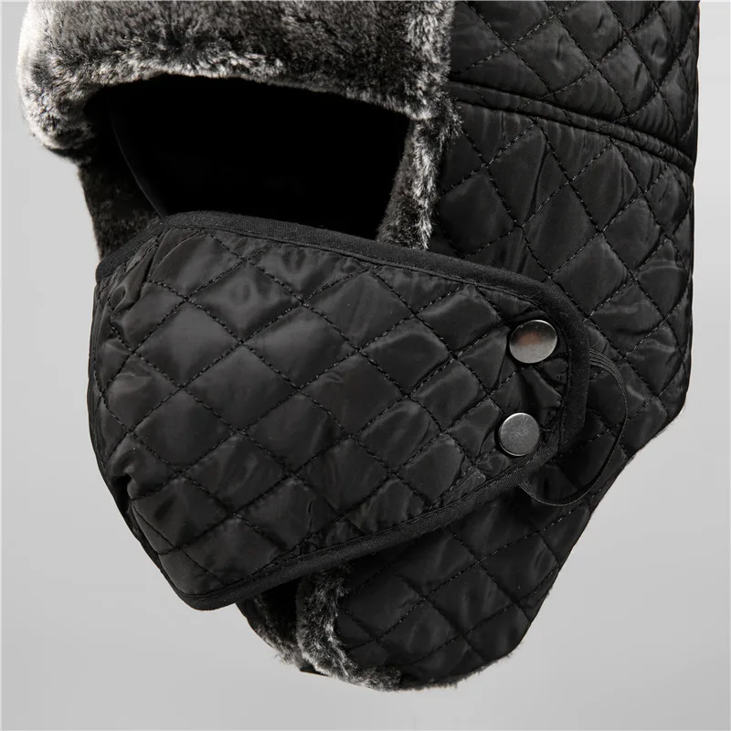 Autumn and Winter Cold-Proof Hat, Thickened Windproof and Warm Cotton Hat for Riding Electric Bikes in Winter, for Women