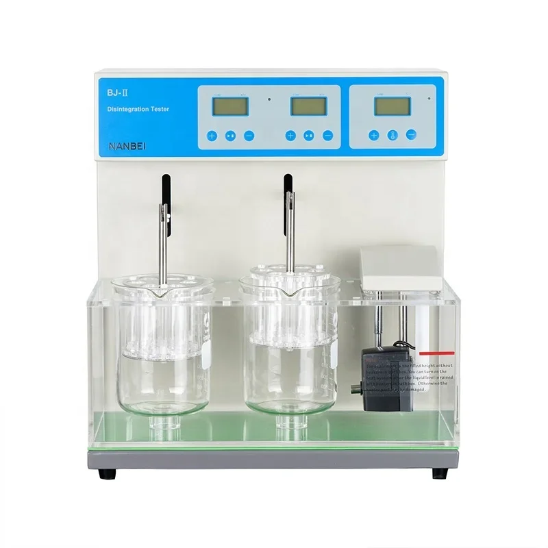 2 Stations Tablet Disintegration Tester for Factory Laboratory Use