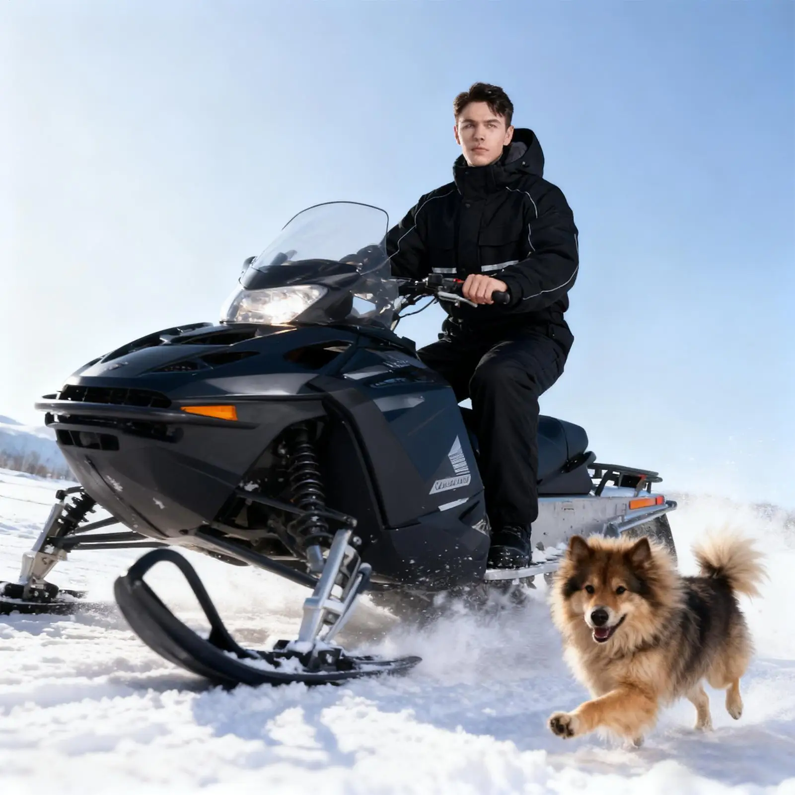 

Motorcycle Winter Jacket 4-Pockets Warm Clothes With Reflective Strips Unisex Cycling Coat For Women Men Winter Daily Commuting