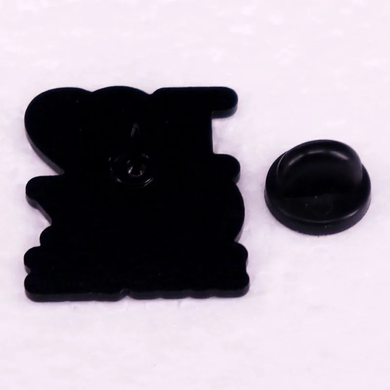 I LOVE GAY Enamel Pin rainbow heart LGBT brooch badge jewelry adult humor funny gift