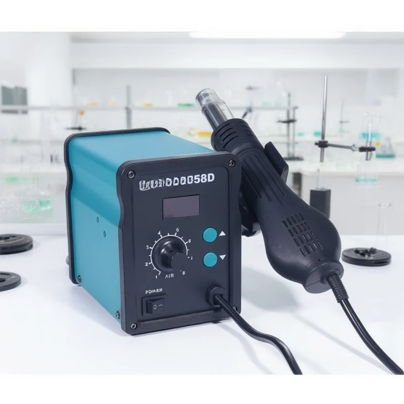 

Anti-static digital display hot air gun, 858D fan type hot air dismantling and welding table, precision mobile maintenance BGA
