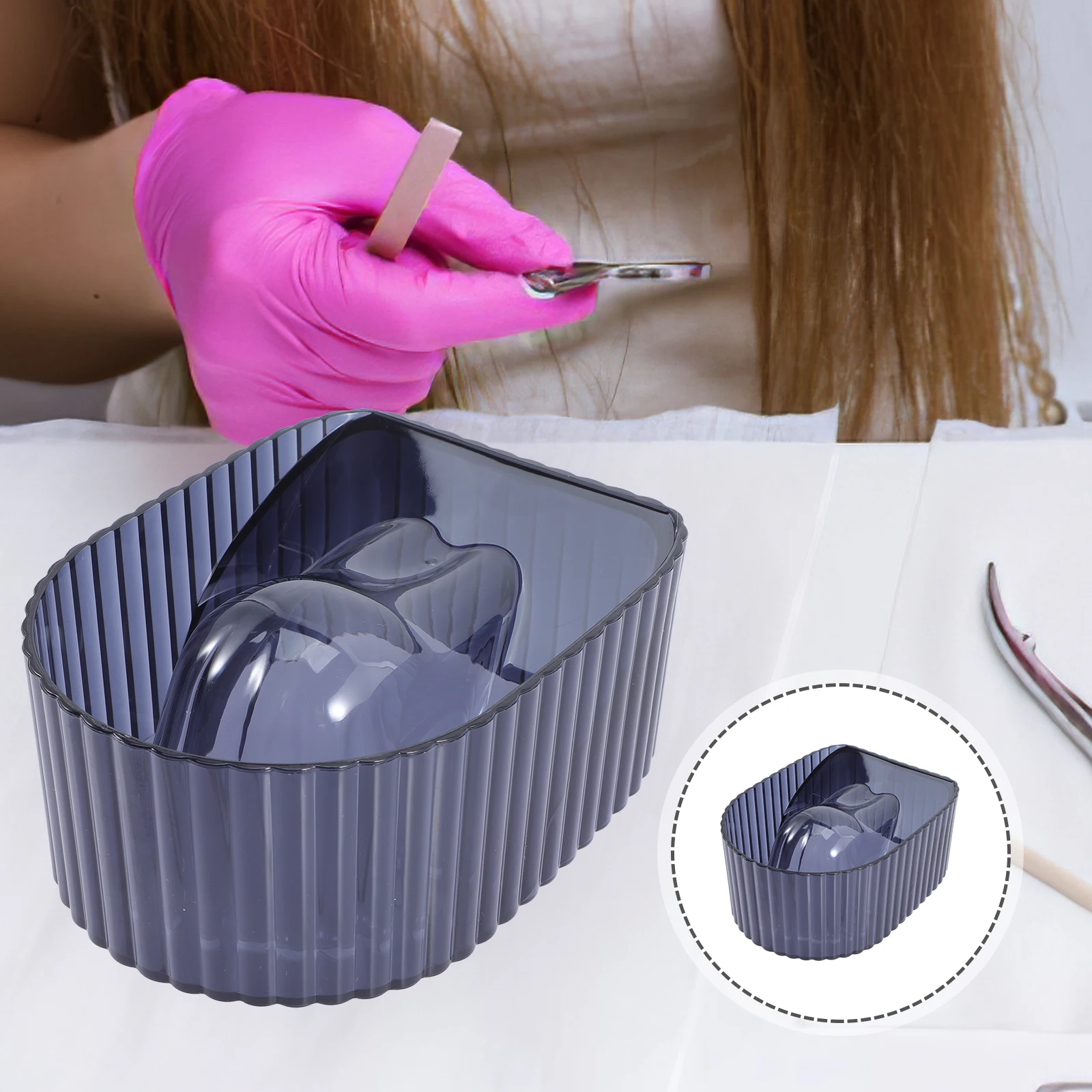 

Acrylic Manicure Nail Removal Salon Supplies Durable Comfortable Use Nail Color Removing Bowl Warm Manicure Bowl
