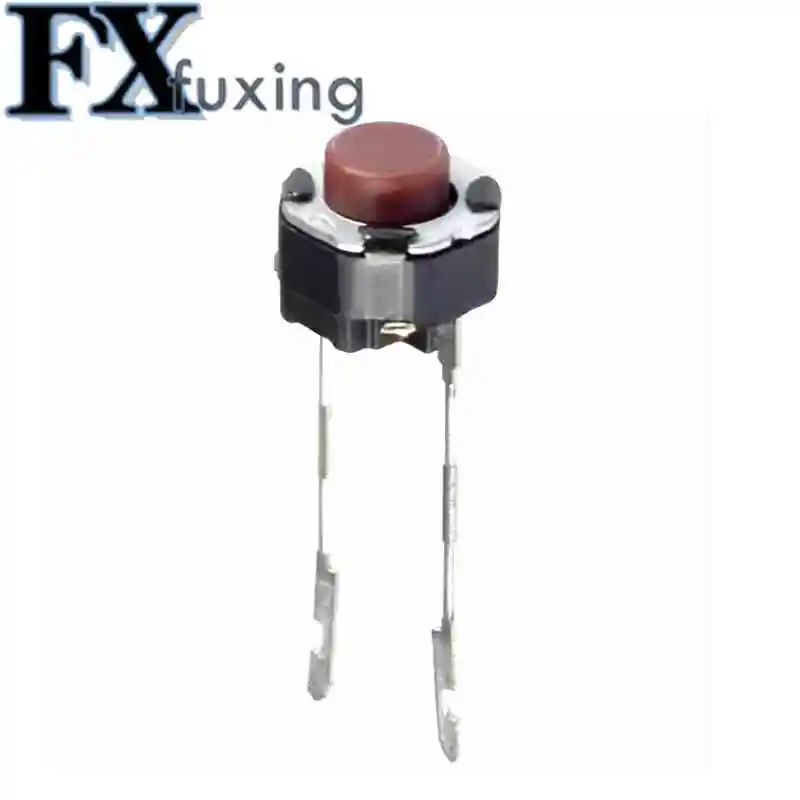 100PCS EVQ11G05R Touch Switch 6*6*5 2pin Red Head Touch Of A Button 6×6×5 2P Touch Switch ORIGINAL