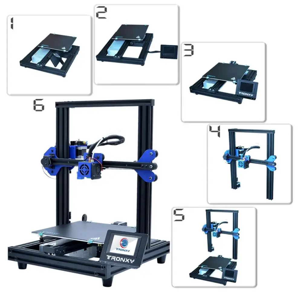 TRONXY XY-2 PRO 3d Printer Prusa I3 255*255*260mm Printer 3d School Educational Easy Operation Auto Leveling 3d Printer