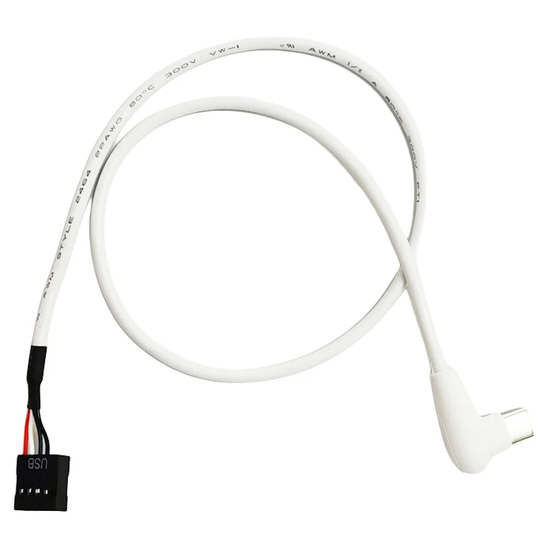 9 Pin Serial Port Dupont Cable Computer Mainboard Subscreen Built-in Chassis Connection Line Type C Bend Data Cable Accessories