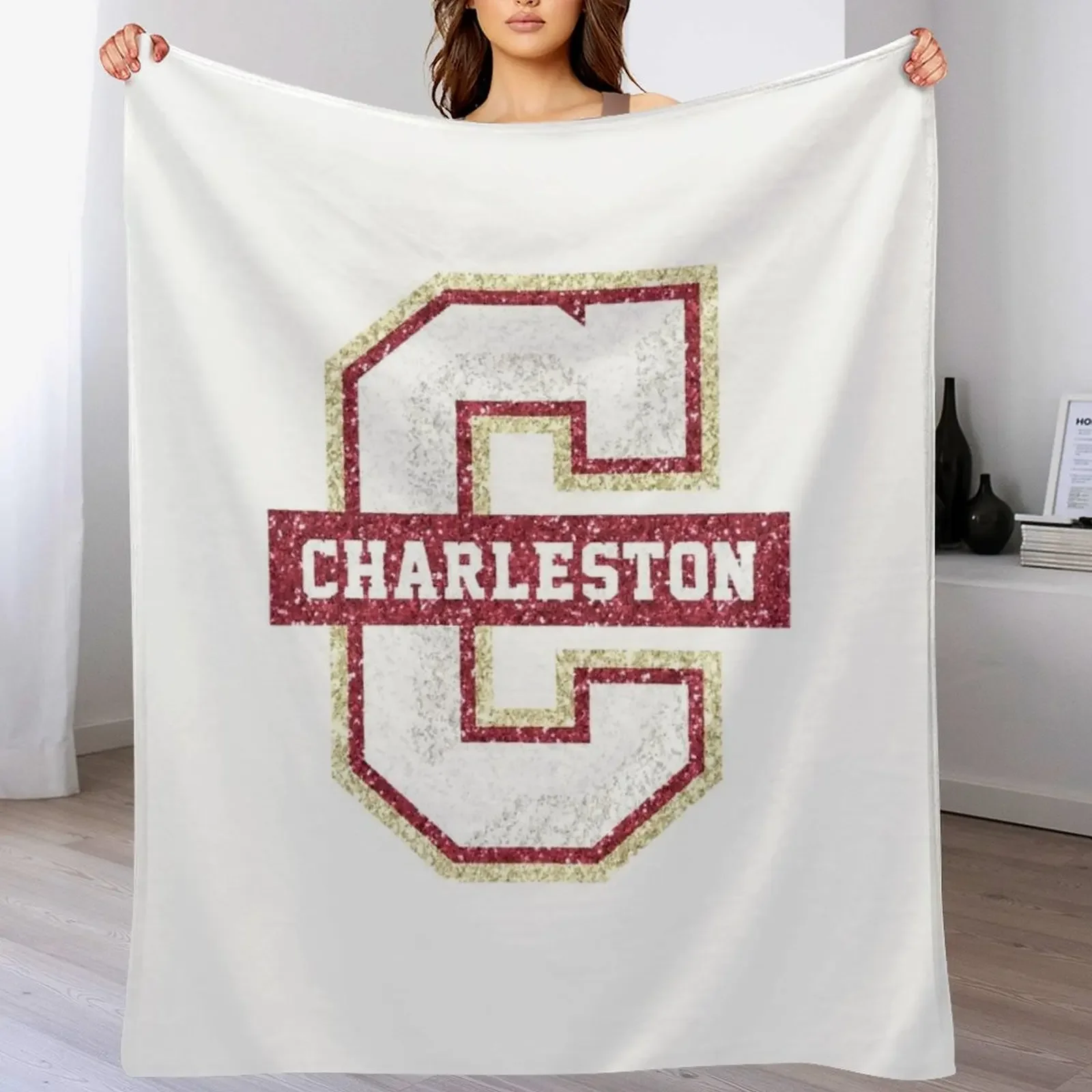 

college of charleston Throw Blanket Warm Comfortable Blanket for Office Napping