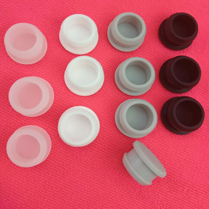 5Pcs Snap-on Hole Plug Silicone Rubber 2.5mm ~ 50.6mm Caps Seal Stopper Dustproof hole plug Temperature resistance 250°C ~ -40°C