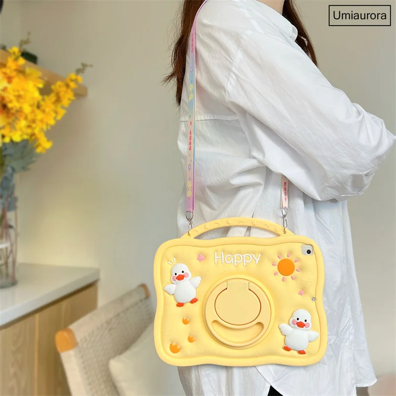Dla Huawei MatePad SE 10.4 T10S Honor Magic Pad2 12.3 Pad 9 X8 X8a 11 cali X9 11.5 Kids Cartoon Silicon Tablet Case Stand Cover — zdjęcie 7