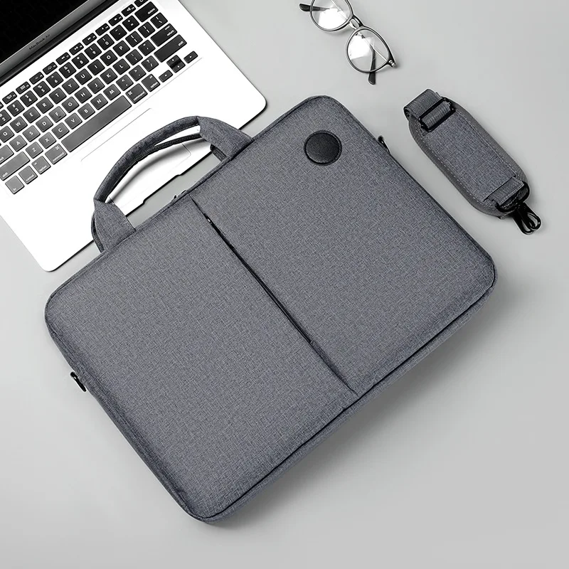 

14 inches Notebook Case Shoulder Briefcase Business Commuting File Bag Lightweight Large Capacity Laptop Bag For Women And Men