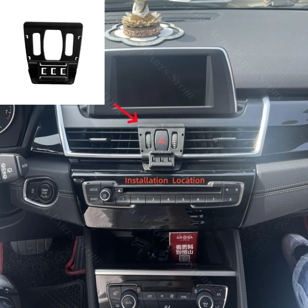 For BMW 2 Series F45/F46 2014-2018 2015 2016 Car Phone Holder Special Fixed Bracket Base 15W Wireless Charging Cars Accessories