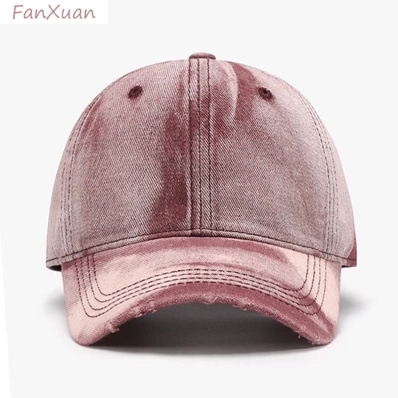 

good quality cotton baseball cap unisex fashion vintage faded soft top spring autumn summer caps women men