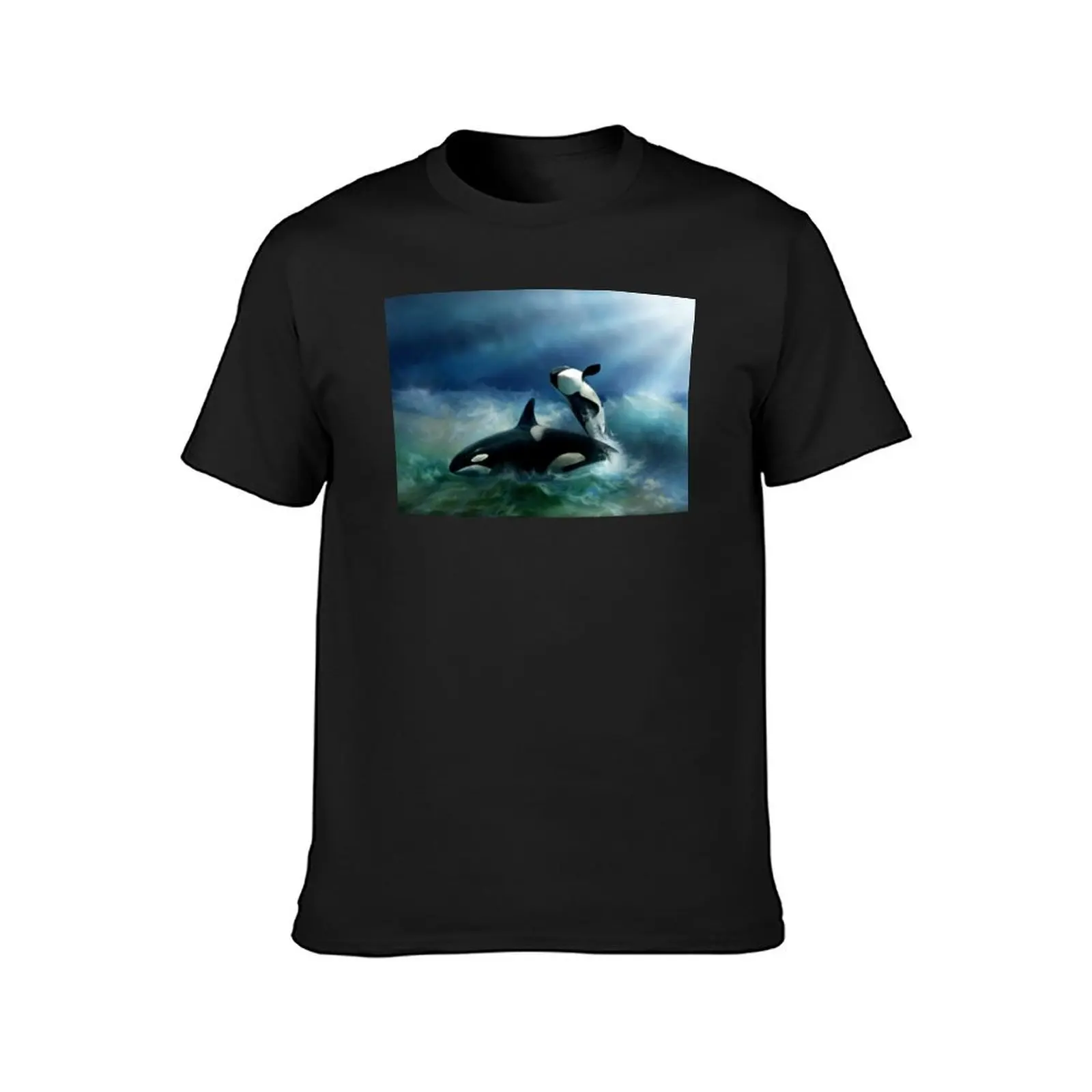 Orca T-Shirt Aesthetic clothing anime funny t shirts for men