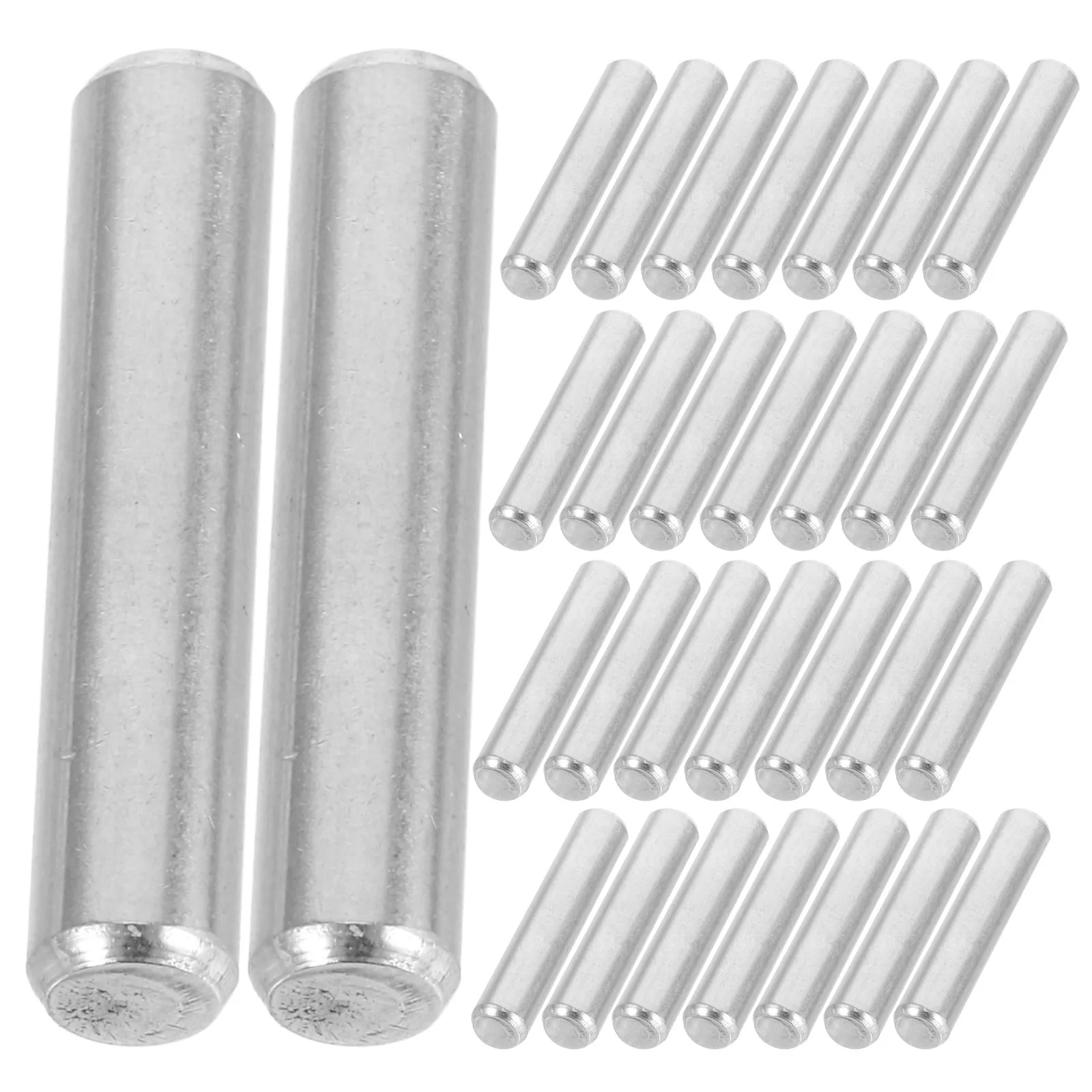 40Pcs Cylindrical Dowel Pin 25x5mm 304 Stainless Steel Shelf Support Pegs for Shelving Units Entertainment Centers Bookshelves
