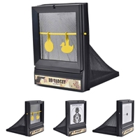 AirSoft Targets for Shooting, Recycling BB & Pellet with Trap Net Catcher,Paper Sheets , Stand Training Diamond Grade 24BD